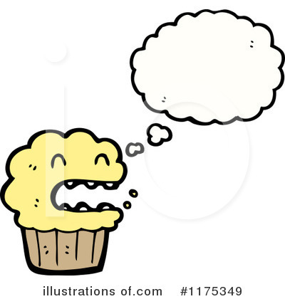 Royalty-Free (RF) Cupcake Clipart Illustration by lineartestpilot - Stock Sample #1175349