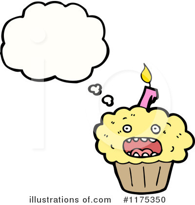 Royalty-Free (RF) Cupcake Clipart Illustration by lineartestpilot - Stock Sample #1175350