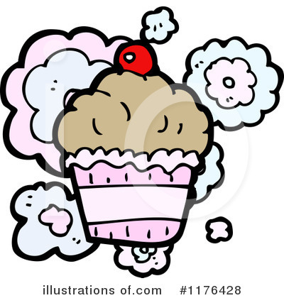 Royalty-Free (RF) Cupcake Clipart Illustration by lineartestpilot - Stock Sample #1176428