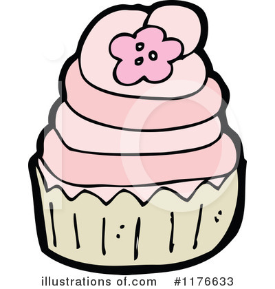 Royalty-Free (RF) Cupcake Clipart Illustration by lineartestpilot - Stock Sample #1176633