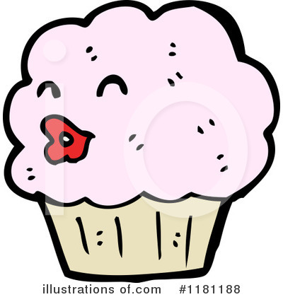 Royalty-Free (RF) Cupcake Clipart Illustration by lineartestpilot - Stock Sample #1181188