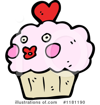Royalty-Free (RF) Cupcake Clipart Illustration by lineartestpilot - Stock Sample #1181190