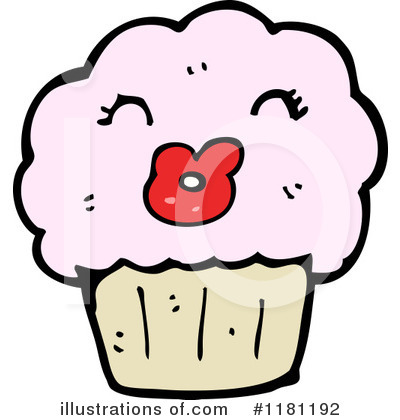 Royalty-Free (RF) Cupcake Clipart Illustration by lineartestpilot - Stock Sample #1181192