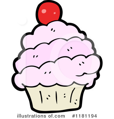 Royalty-Free (RF) Cupcake Clipart Illustration by lineartestpilot - Stock Sample #1181194