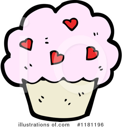 Royalty-Free (RF) Cupcake Clipart Illustration by lineartestpilot - Stock Sample #1181196