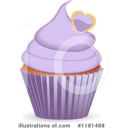 Royalty-Free (RF) Cupcake Clipart Illustration by elaineitalia - Stock Sample #1181488