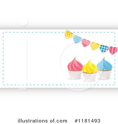 Royalty-Free (RF) Cupcake Clipart Illustration by elaineitalia - Stock Sample #1181493
