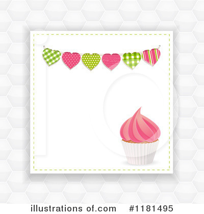 Royalty-Free (RF) Cupcake Clipart Illustration by elaineitalia - Stock Sample #1181495