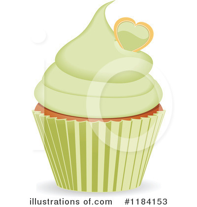 Royalty-Free (RF) Cupcake Clipart Illustration by elaineitalia - Stock Sample #1184153