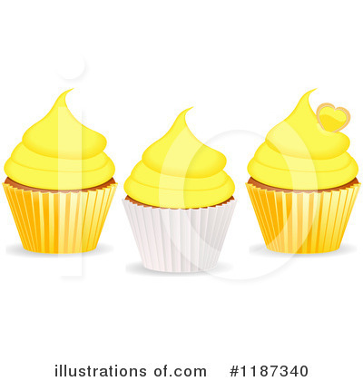 Royalty-Free (RF) Cupcake Clipart Illustration by elaineitalia - Stock Sample #1187340