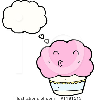 Royalty-Free (RF) Cupcake Clipart Illustration by lineartestpilot - Stock Sample #1191513