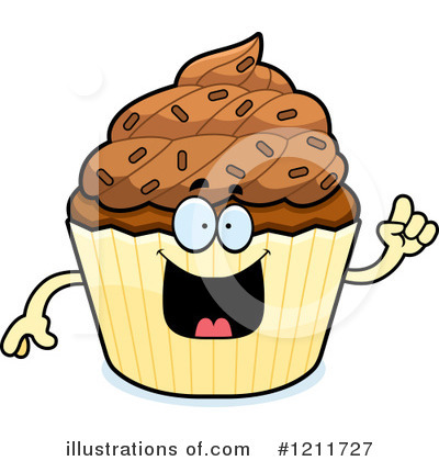 Royalty-Free (RF) Cupcake Clipart Illustration by Cory Thoman - Stock Sample #1211727