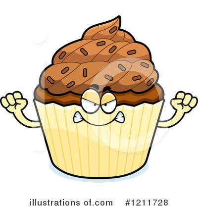 Royalty-Free (RF) Cupcake Clipart Illustration by Cory Thoman - Stock Sample #1211728