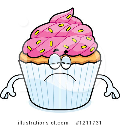 Royalty-Free (RF) Cupcake Clipart Illustration by Cory Thoman - Stock Sample #1211731