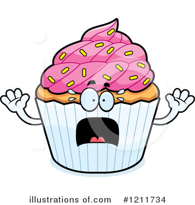 Royalty-Free (RF) Cupcake Clipart Illustration by Cory Thoman - Stock Sample #1211734