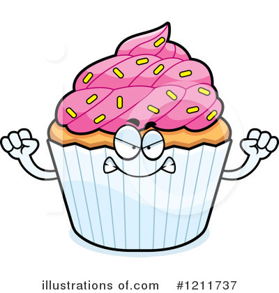 Royalty-Free (RF) Cupcake Clipart Illustration by Cory Thoman - Stock Sample #1211737