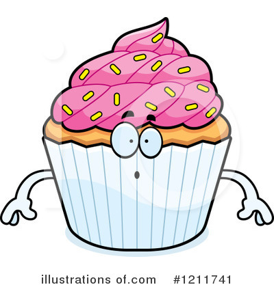 Royalty-Free (RF) Cupcake Clipart Illustration by Cory Thoman - Stock Sample #1211741