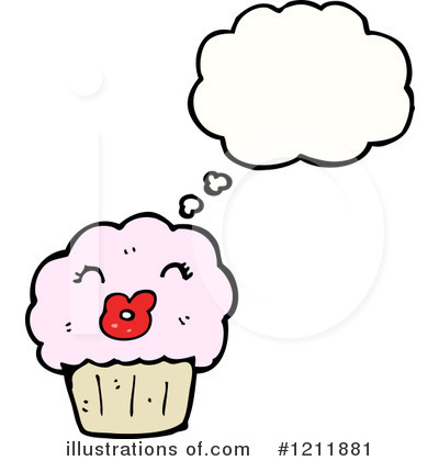 Royalty-Free (RF) Cupcake Clipart Illustration by lineartestpilot - Stock Sample #1211881