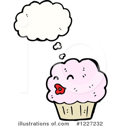 Royalty-Free (RF) Cupcake Clipart Illustration by lineartestpilot - Stock Sample #1227232