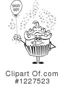 Cupcake Clipart #1227523 by Dennis Holmes Designs