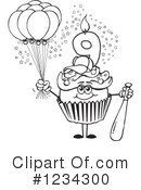 Cupcake Clipart #1234300 by Dennis Holmes Designs