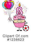 Cupcake Clipart #1238623 by Dennis Holmes Designs