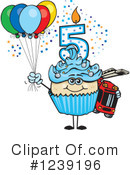Cupcake Clipart #1239196 by Dennis Holmes Designs