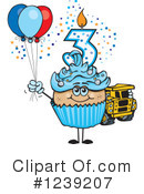Cupcake Clipart #1239207 by Dennis Holmes Designs
