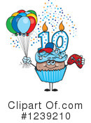 Cupcake Clipart #1239210 by Dennis Holmes Designs