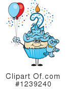 Cupcake Clipart #1239240 by Dennis Holmes Designs