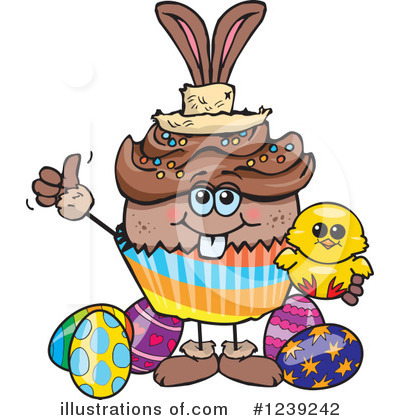 Royalty-Free (RF) Cupcake Clipart Illustration by Dennis Holmes Designs - Stock Sample #1239242