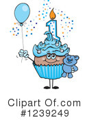 Cupcake Clipart #1239249 by Dennis Holmes Designs