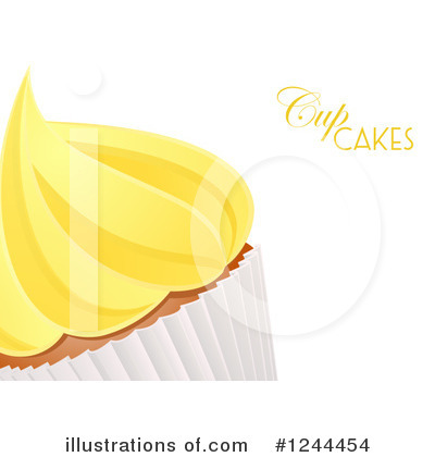 Royalty-Free (RF) Cupcake Clipart Illustration by elaineitalia - Stock Sample #1244454