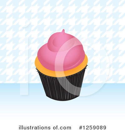 Royalty-Free (RF) Cupcake Clipart Illustration by Arena Creative - Stock Sample #1259089