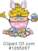 Cupcake Clipart #1265287 by Dennis Holmes Designs