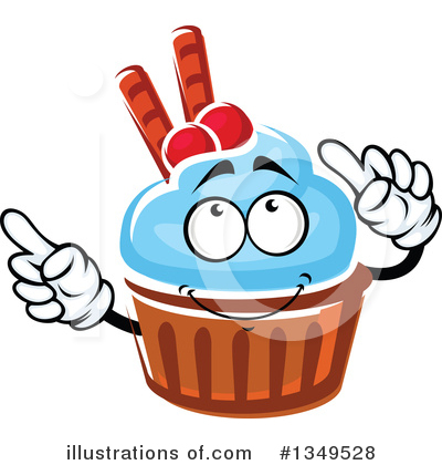 Royalty-Free (RF) Cupcake Clipart Illustration by Vector Tradition SM - Stock Sample #1349528