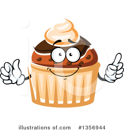 Royalty-Free (RF) Cupcake Clipart Illustration by Vector Tradition SM - Stock Sample #1356944
