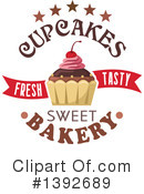 Cupcake Clipart #1392689 by Vector Tradition SM
