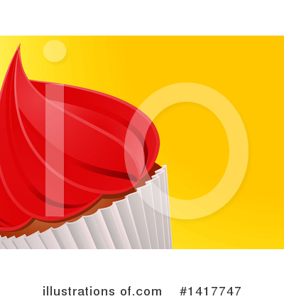 Royalty-Free (RF) Cupcake Clipart Illustration by elaineitalia - Stock Sample #1417747