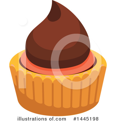 Royalty-Free (RF) Cupcake Clipart Illustration by Vector Tradition SM - Stock Sample #1445198