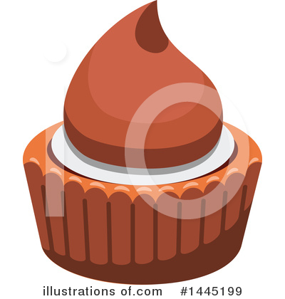 Royalty-Free (RF) Cupcake Clipart Illustration by Vector Tradition SM - Stock Sample #1445199