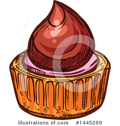Royalty-Free (RF) Cupcake Clipart Illustration by Vector Tradition SM - Stock Sample #1445200