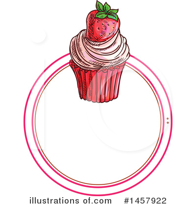 Royalty-Free (RF) Cupcake Clipart Illustration by Vector Tradition SM - Stock Sample #1457922
