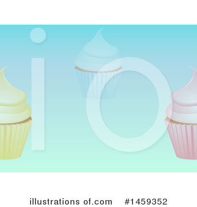 Royalty-Free (RF) Cupcake Clipart Illustration by elaineitalia - Stock Sample #1459352