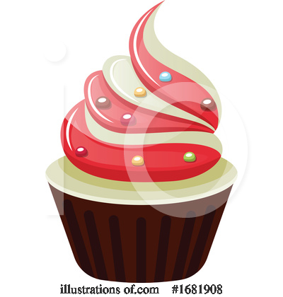 Royalty-Free (RF) Cupcake Clipart Illustration by Morphart Creations - Stock Sample #1681908