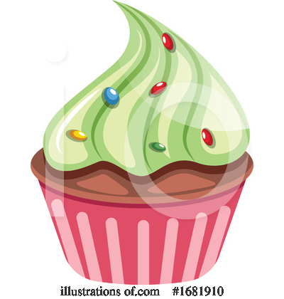 Royalty-Free (RF) Cupcake Clipart Illustration by Morphart Creations - Stock Sample #1681910