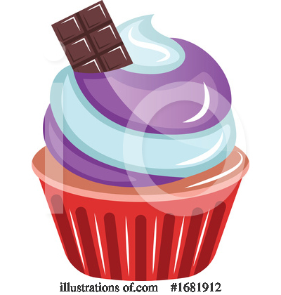 Royalty-Free (RF) Cupcake Clipart Illustration by Morphart Creations - Stock Sample #1681912
