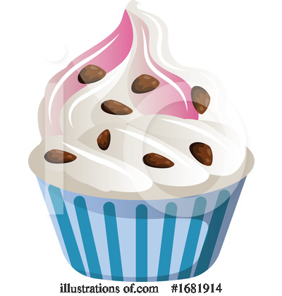 Royalty-Free (RF) Cupcake Clipart Illustration by Morphart Creations - Stock Sample #1681914