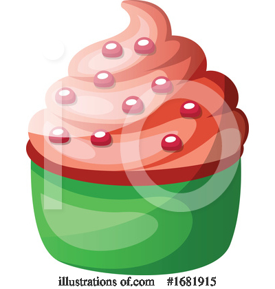 Royalty-Free (RF) Cupcake Clipart Illustration by Morphart Creations - Stock Sample #1681915