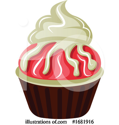 Royalty-Free (RF) Cupcake Clipart Illustration by Morphart Creations - Stock Sample #1681916